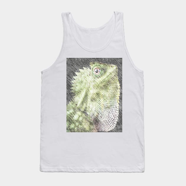 chameleon forest dragon Tank Top by Banyu_Urip